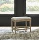 Liberty Furniture Devonshire Weathered Sandstone Console Stool-1