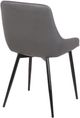 Armen Living Mia Black/Gray Dining Side Chair-3