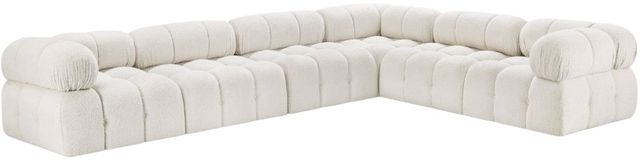 Meridian Furniture Ames 6-Piece Cream Upholstered Modular Sectional-0