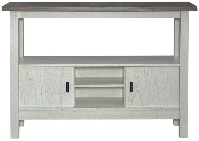 Liberty Furniture Brook Bay Carbon Gray/Textured White Sideboard-3