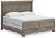 Signature Design by Ashley® Lexorne 4-Piece Gray King Sleigh Bed Set-1