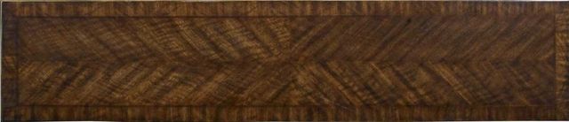 Hooker® Furniture Melange Presidio Dark Walnut Console Table with Gold Accents-2