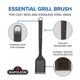 Napoleon Black Grill Brush with Palmyra Bristles-4
