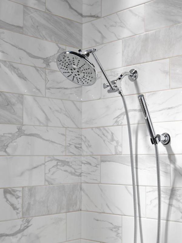 Delta Compel® Chrome Premium Single-Setting Adjustable Wall Mount Hand Shower-1