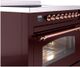 Ilve® Nostalgie II Series 36" Burgundy Pro Style Induction Range-4
