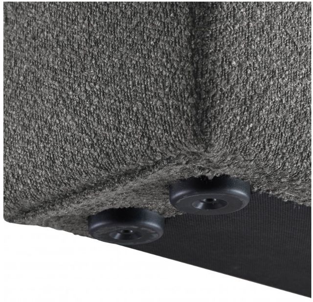 Meridian Furniture Terra Grey Boucle Queen Panel Bed-2