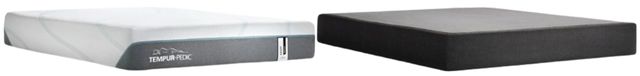 Tempur-Pedic® TEMPUR-Adapt® Medium Hybrid Queen Mattress and TEMPUR-Flat™ High Profile Foundation-0