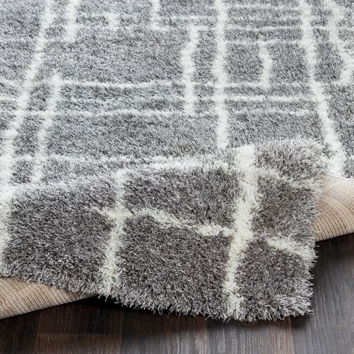 Surya Cloudy Shag Taupe 8'x10' Area Rug-3