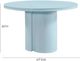 TOV Furniture Elora Blue Round Dining Table-2