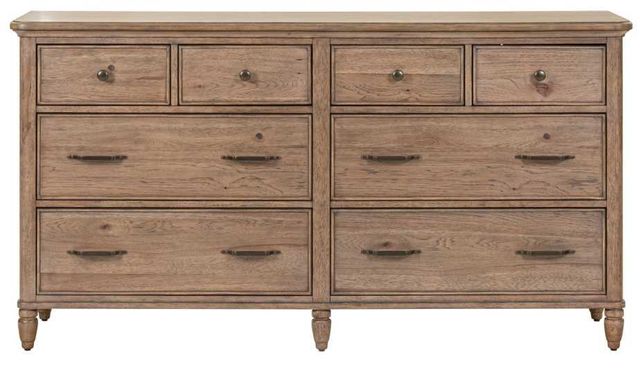 Liberty Furniture Hickory Grove Heirloom Brown Dresser-2
