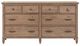 Liberty Furniture Hickory Grove Heirloom Brown Dresser-2