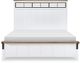 Legacy Classic Franklin Natural White Queen Window Panel Bed with Footboard Bench-3