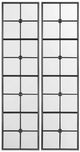 Crestview Collection Cortland 2-Piece Black Mirror Set-0