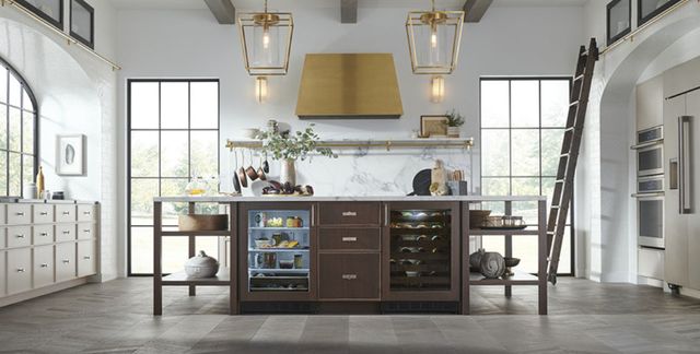 Monogram® 48" Brass Wall Mounted Range Hood-2