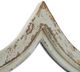 A & B Home Weathered White Full Length Floor Mirror-3