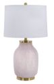 A & B Home White Macy Glass Table Lamp-0