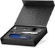 Napoleon 50th Anniversary Edition Prestige® 500 65" 4-Burner Matte Black with Blue Lid Freestanding Natural Gas Grill-4