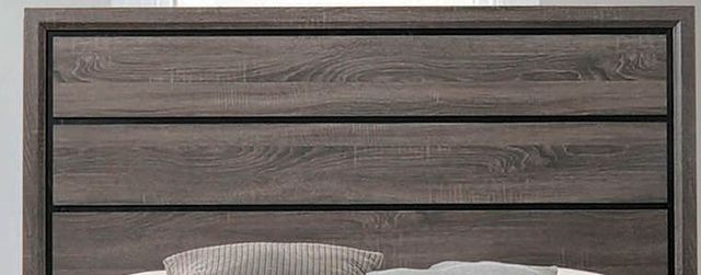 Coaster® Watson Rustic Grey Oak Queen Bed-2