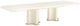 Michael Amini® La Terrazza Creamy Pearl Double Pedestal Dining Table-0