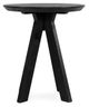 Classic Home Rodrigo Black Round Counter Table-2