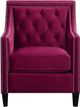 Elements International Tiffany Broadway Red Chair-1