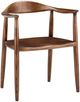 Forty West Jared Dark Walnut Accent Chair-0