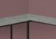 Monarch Specialties Inc. Grey Stone-Look/Black Computer Desk-1