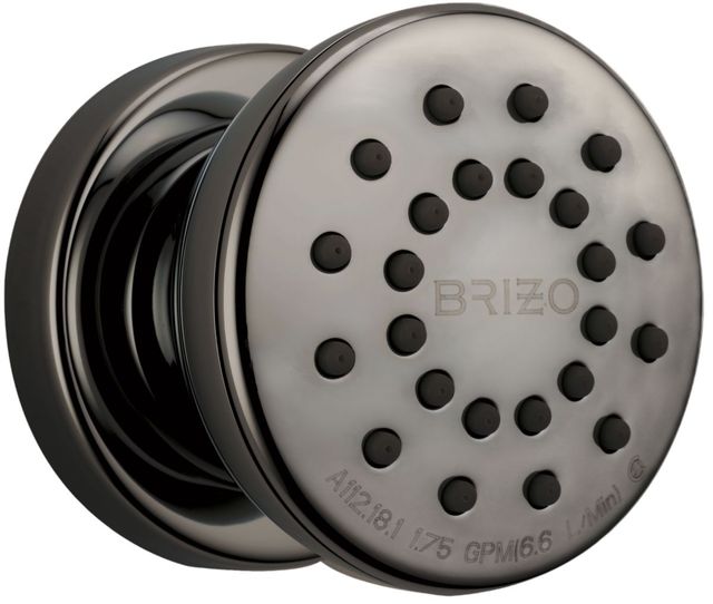 Brizo Essential™ Brilliance® Black Onyx Touch-Clean® Round Body Spray-0