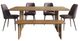 Jofran Inc. Reclamation Salvaged 6-Piece Brown/Madox Dark Brown Dining Set-0