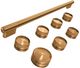 KitchenAid® 36" Bronze Commercial-Style Gas Range Handle and Knob Kit-0