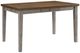 Homelegance® Tigard Cherry Counter Height Dining Table with Gray Base-0