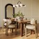 TOV Furniture Odessa Taupe Leather Dining Chair-1