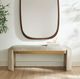 Uttermost® Serena Antique Gold/Bone White Bench-1