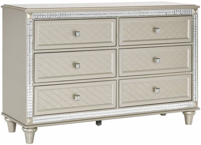 Mazin Furniture Juliette Champagne Nightstand-0