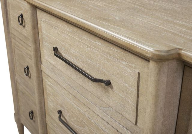 Bernards Citrus Heights Sand Breakfront Dresser-3
