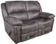 GoBerce® Gray Reclining Loveseat-1