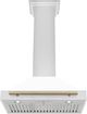 ZLINE 30" Autograph Edition White Matte Wall Mounted Range Hood-3