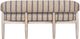 Vanguard® Furniture Customizable Waverly Fabric Bench -1