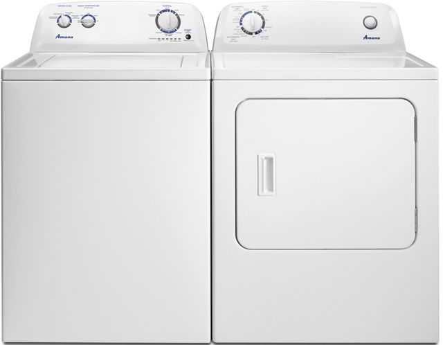 Amana® White Laundry Pair-0