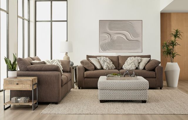 Hughes Furniture® 24500 Lilou Espresso Loveseat-1