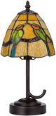 Cal® Lighting & Accessories Tiffany Dark Bronze/Green Accent Lamp-2