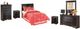 Signature Design by Ashley® Huey Vineyard 5-Piece Black Twin Sleigh Headboard Set-0