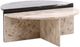 Dovetail Furniture Harrington Black/Cream Coffee Table-0