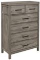 Mazin Furniture Bainbridge Gray Chest-1