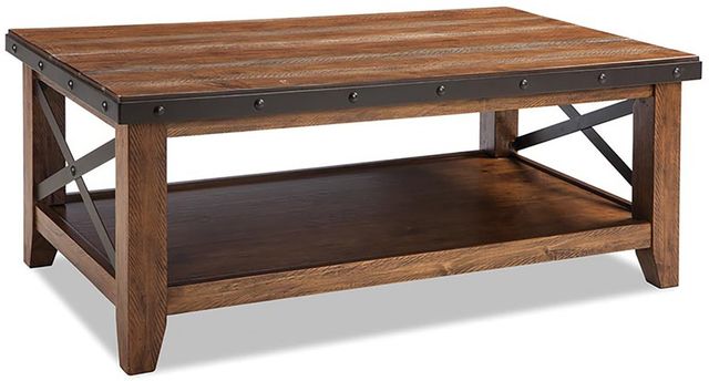 Intercon Taos Canyon Brown Coffee Table-0