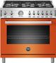 Bertazzoni Professional Series 36" Orange Pro Style Gas Range-0