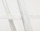 International Furniture Direct Moka White X-Shaped Étagère Bookcase-3