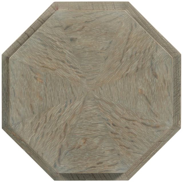 Hammary® Creston Clinton Natural Gray Octagonal Chairside Table-3