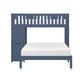 Homelegance Rowan & Rue Blue Twin/Full Loft Bunk Bed with Hidden Desk and Storage-2