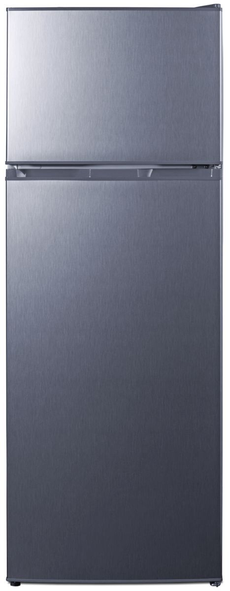 Summit® 22" 7.4 Cu. Ft. Stainless Look Top Freezer Refrigerator-0